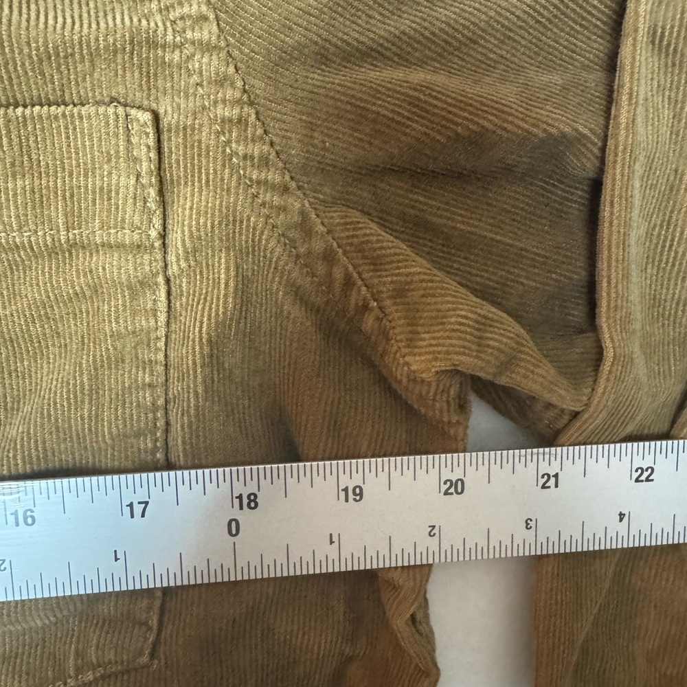 Vans XL Brown Corduroy Button-Up Shirt‎ Embroidered Logo Skate Style - Picture 7 of 9